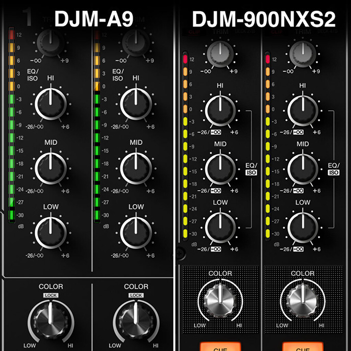 Pioneer DJ DJM-A9 bietet ein verbessertes Layout