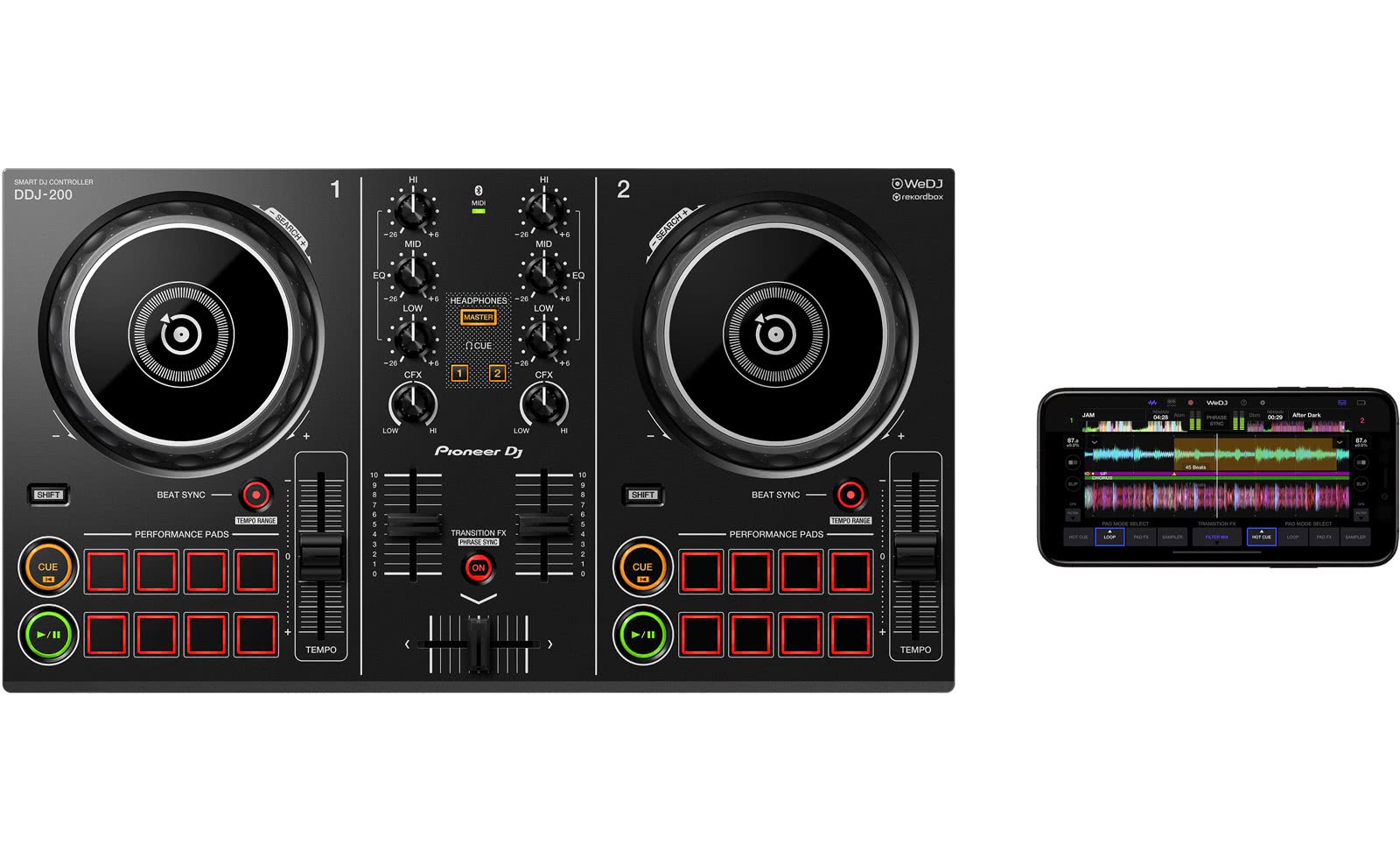 Pioneer-DDJ-200-With-iphone